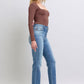 Judy Blue Full Size Wash Thermal Straight Jeans with Pockets