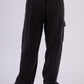 VERY J Washed Woven Crinkle Gauze Drawstring Pants