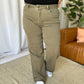 RFM Full Size High Rise Garment Dye Wide Leg  Jeans