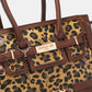 Nicole Lee USA Leopard Large Tote Bag