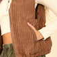 VERY J Zip Up Padded Corduroy Puffer Vest