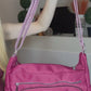 Burgundy large purse with multiple pockets
