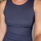 Navy blue mini dress
