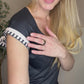 Black and white casual dress