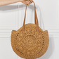 Justin Taylor C'est La Vie Crochet Handbag in Caramel