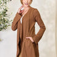 Culture Code Full Size Open Front Long Sleeve Cardigan