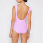 Marina West Swim Full Size Float On Ruffle Faux Wrap One-Piece in Carnation Pink **** Final Sale
