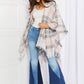 Punch of Plaid Lightweight Poncho