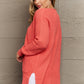 Zenana Bright & Cozy Full Size Waffle Knit Cardigan