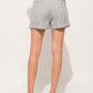 And The Why Pin Striped High Waist Rolled Shorts