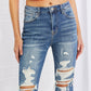 Hazel High Rise Distressed Flare Jeans