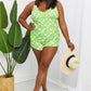 Marina West Swim By The Shore Full Size Two-Piece Swimsuit in Blossom Green  ** Final Sale