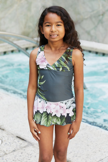 Marina West Swim Clear Waters Swim Dress in Aloha Forest **** Final Sale