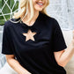 BiBi Star Cutout Short Sleeve T-Shirt
