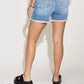 Judy Blue Full Size Ripped Button Fly Denim Shorts