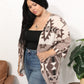 Sew In Love Full Size Cardigan with Aztec Pattern