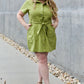 Jady By Jane Stick With Me Full Size Button Down Dress