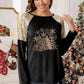Christmas Tree Graphic Sequin T-Shirt