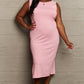Sew In Love Full Size For The Night Fitted Sleeveless Midi Dress