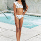 Marina West Swim Float On Asymmetric Neck Two-Piece Set in Daisy Cream **** Final Sale