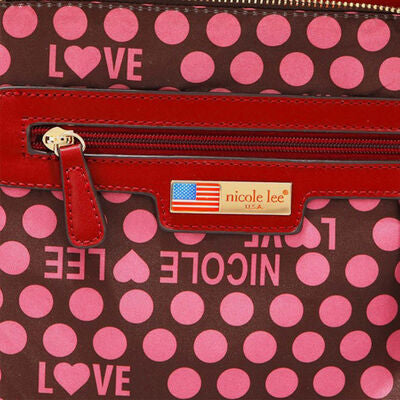 Boston Nicole Lee USA Scallop Stitched Boston Bag