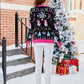 Christmas Ribbed Trim Sweater