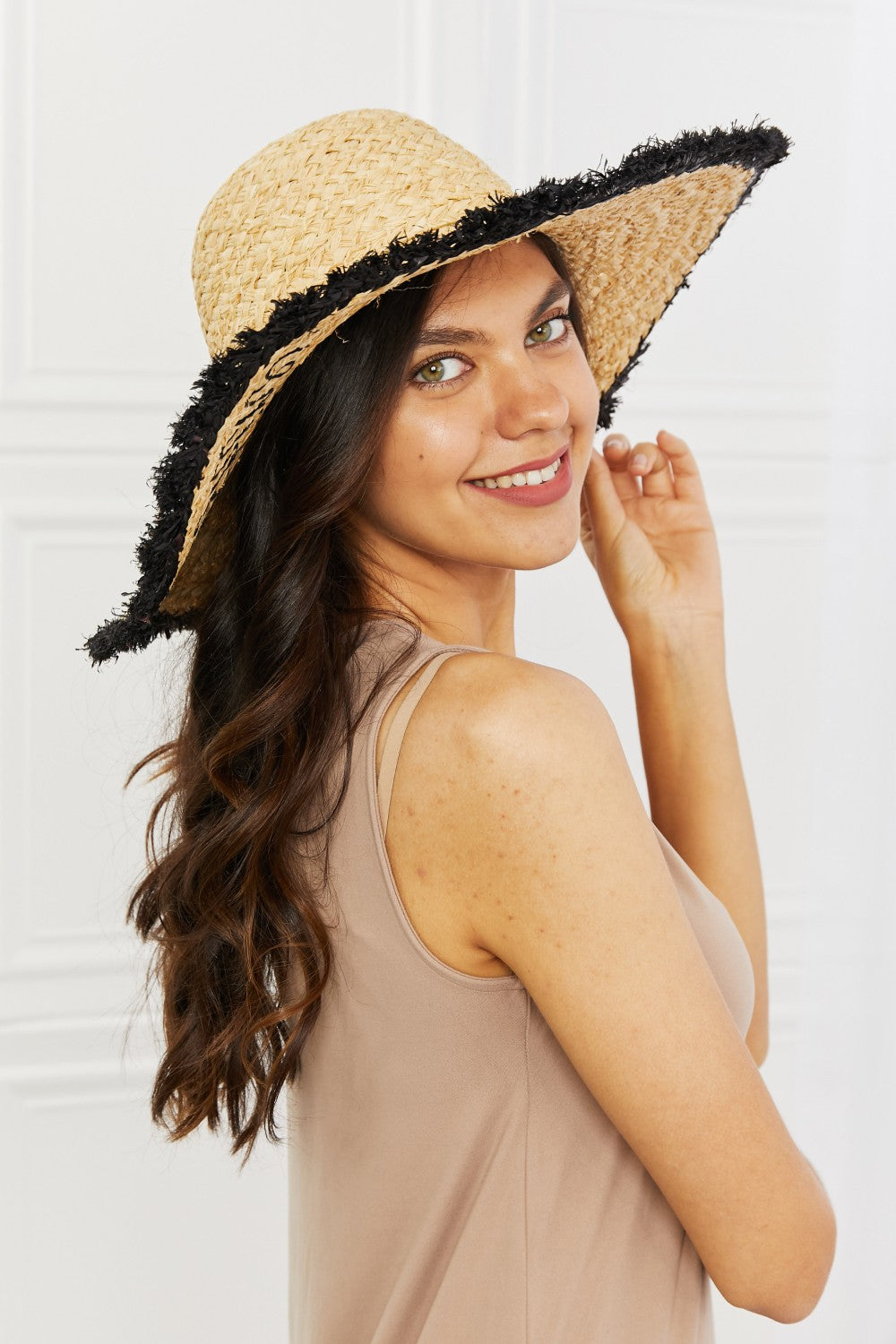 Sunshine Straw Fringe Hat