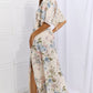 OneTheLand Fine & Elegant Floral Maxi Dress