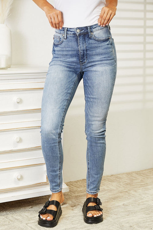 Judy Blue Full Size High Waist Tummy Control Vintage Skinny Jeans