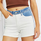 Desiree High Waisted Two-Tone Shorts