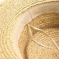 Fame Cutout Woven Straw Hat