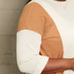 Sew In Love Full Size Tr-Color Pattern Long Sleeve