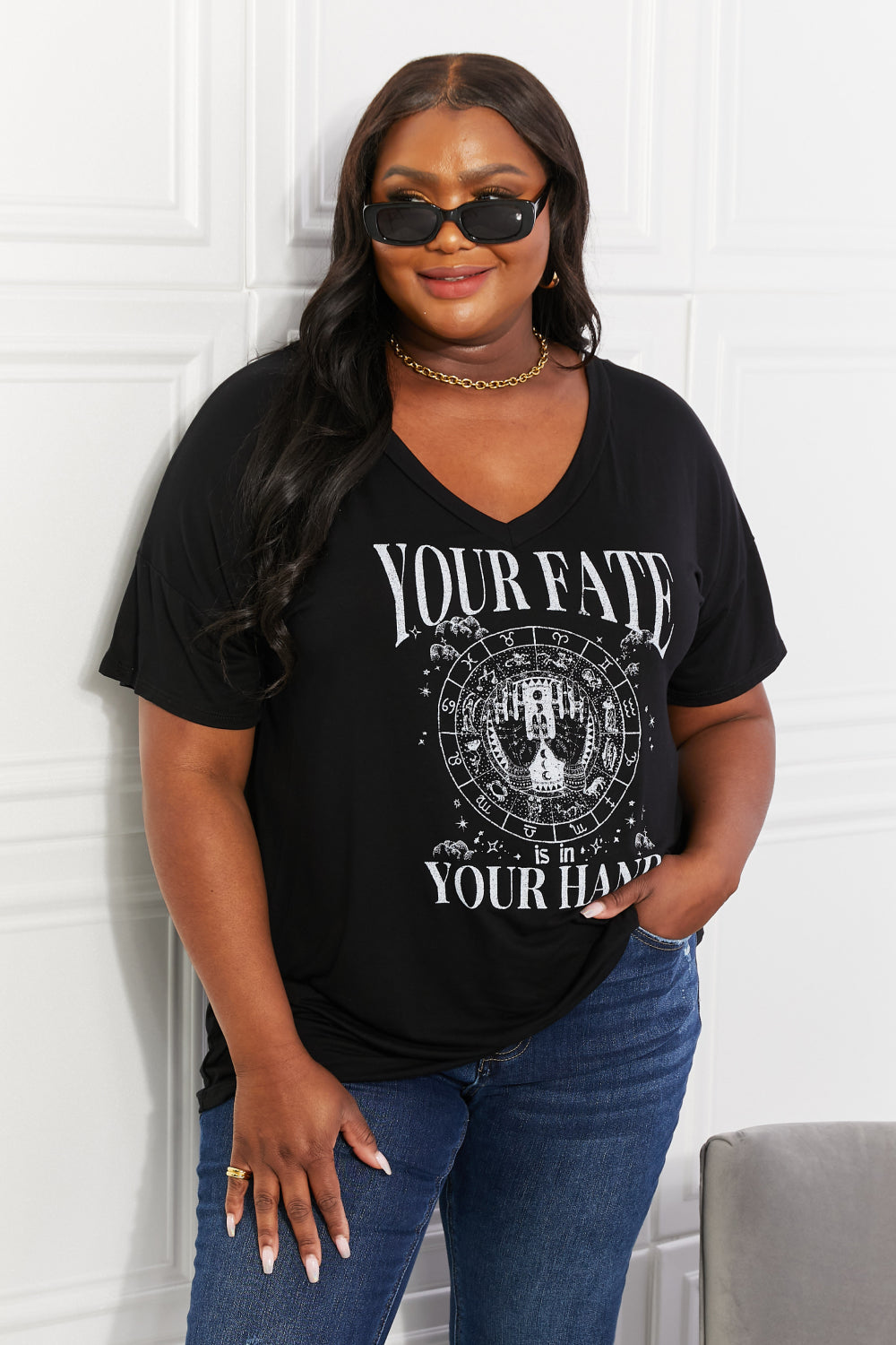 Your Fate Is In Your Hand Full Size Graphic Top