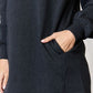 Zenana Oversized Longline Top with Pockets