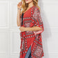 Justin Taylor Paisley Design Kimono in Red