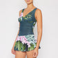 Marina West Swim Full Size Clear Waters Swim Dress in Aloha Forest **** Final Sale