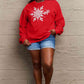 Simply Love Full Size Snowflake Graphic Sweatshirt