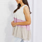 Watching the Sunset Color Block Babydoll Top