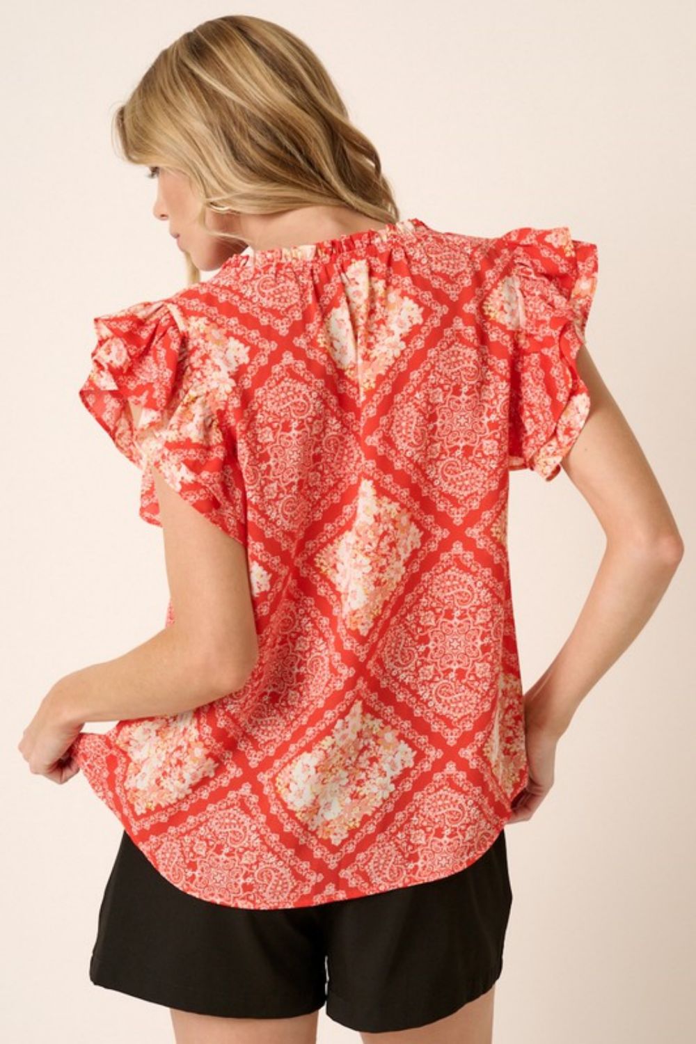 Ready to Bloom Butterfly Sleeve Blouse