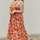 And The Why Full Size Printed Sleeveless Maxi Dress