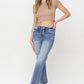 Lena High Rise Crop Straight Jeans