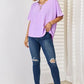 Purple Haze Zenana Texture Short Sleeve T-Shirt