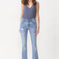 Evie High Rise Fray Flare Jeans