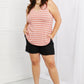 Find Your Path Full Size Sleeveless Striped Top